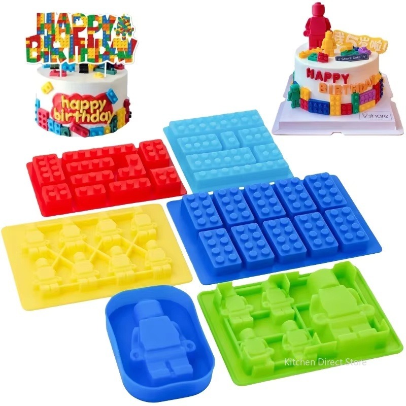 Candle Molds - قوالب شموع سيليكون على شكل روبوتات،