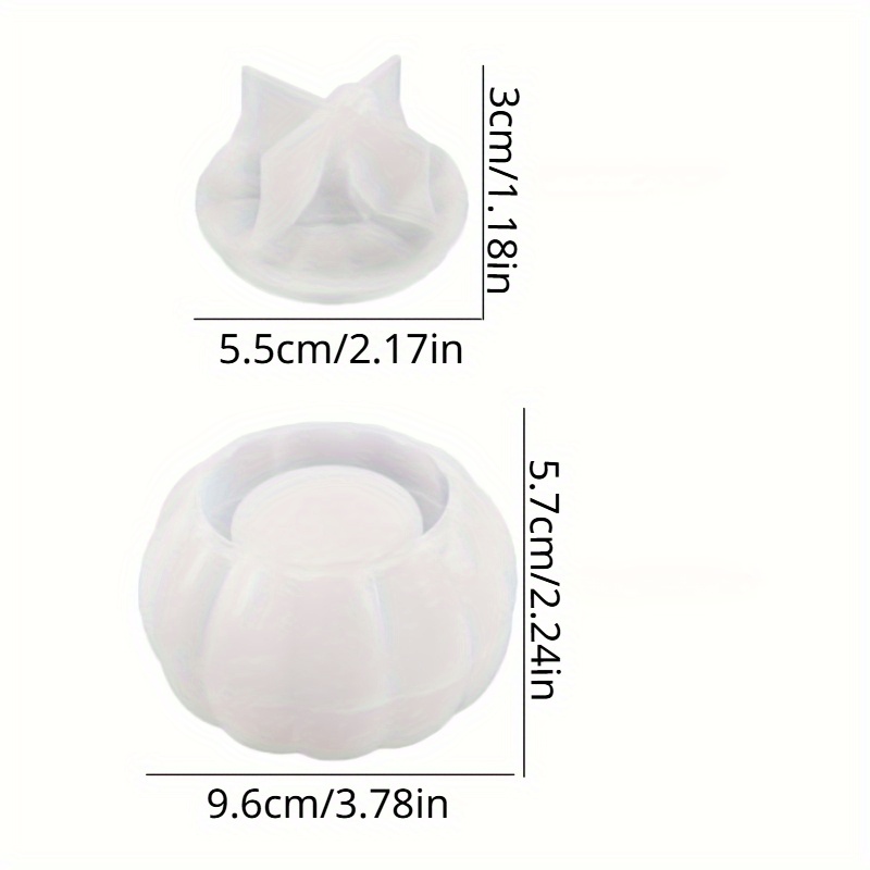 2 قطعة جرة اليقطين قوالب السيل - مراجعة Candle Molds وسعره