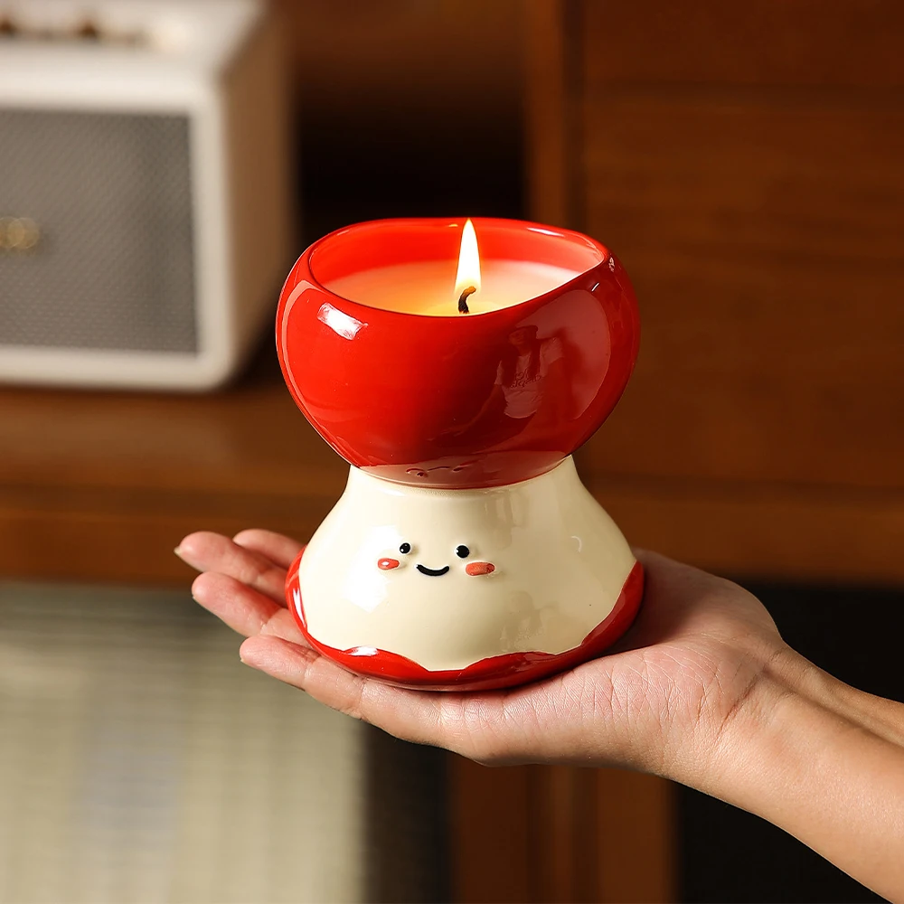 شمعة عطرية على شكل تفاحة لطيفة - مراجعة Soy Wax وسعره