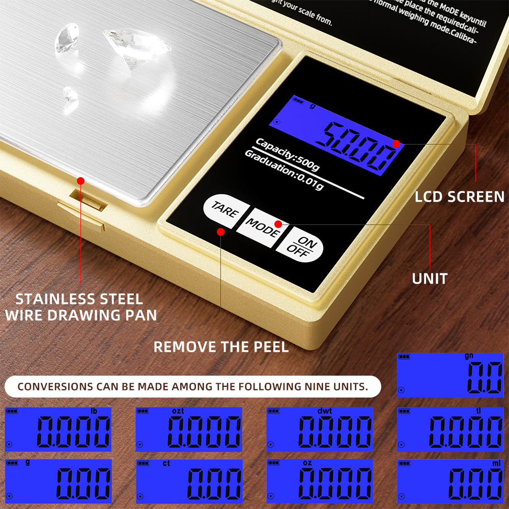 ميزان ميكانيكي ذهبي صغير بشاشة - مراجعة Candle Wax Scale وسعره
