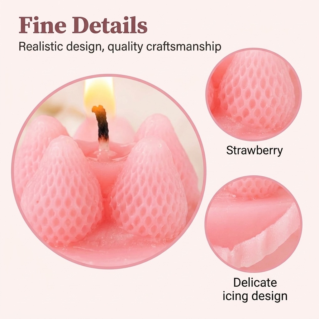 شمعة معطرة على شكل كعكة، رومان - مراجعة Soy Wax وسعره